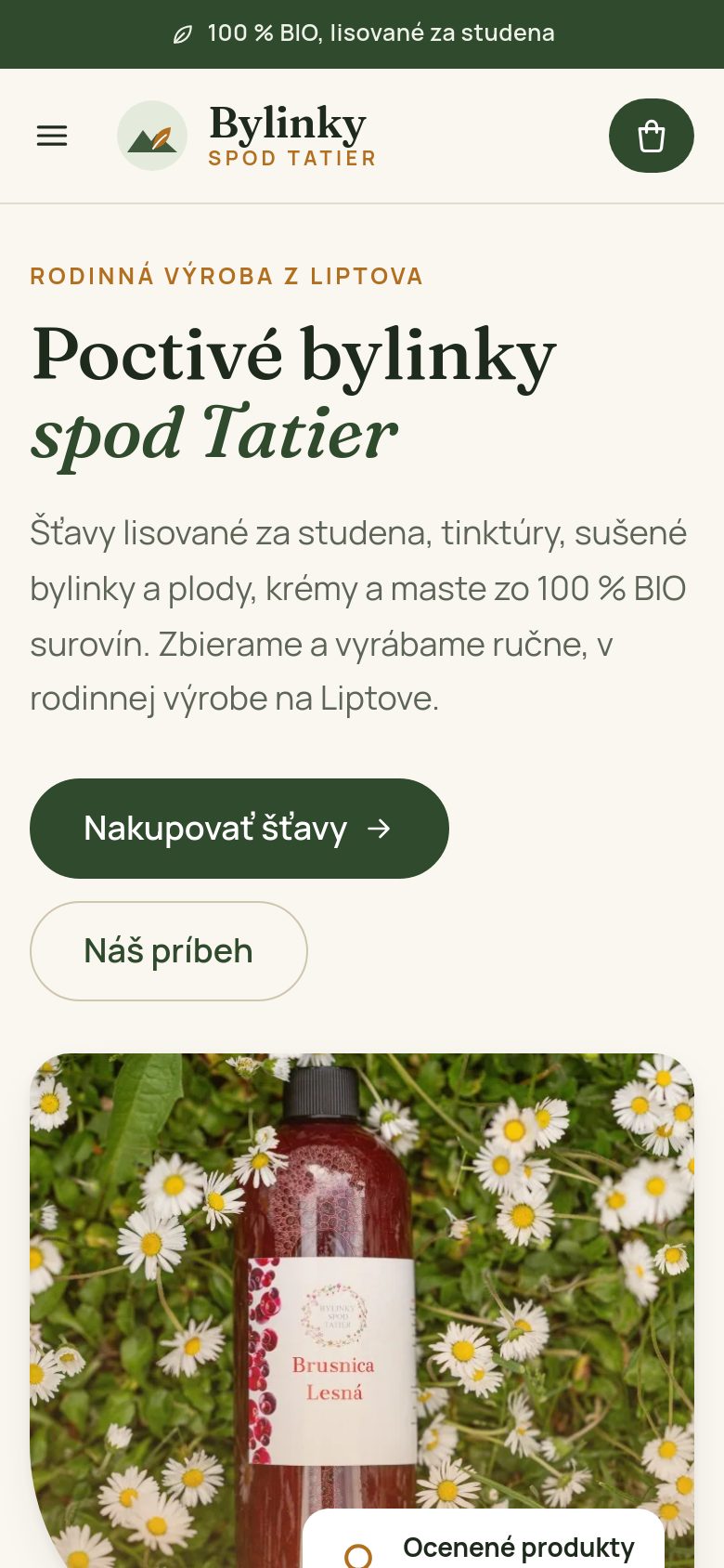 Bylinky spod Tatier